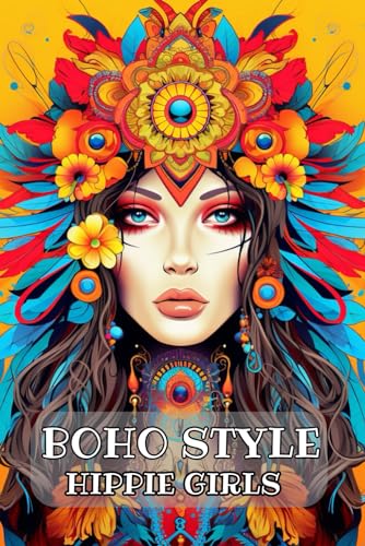 Boho Style Hippie Girls: Beautiful Models Wearing Bohemian Chic Clothing & Flowers von Independently published
